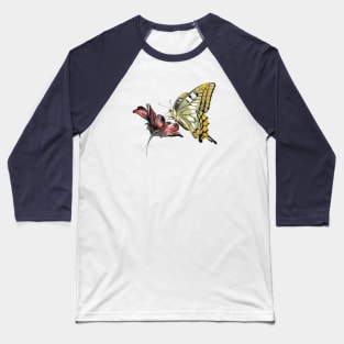 Schmetterling Baseball T-Shirt